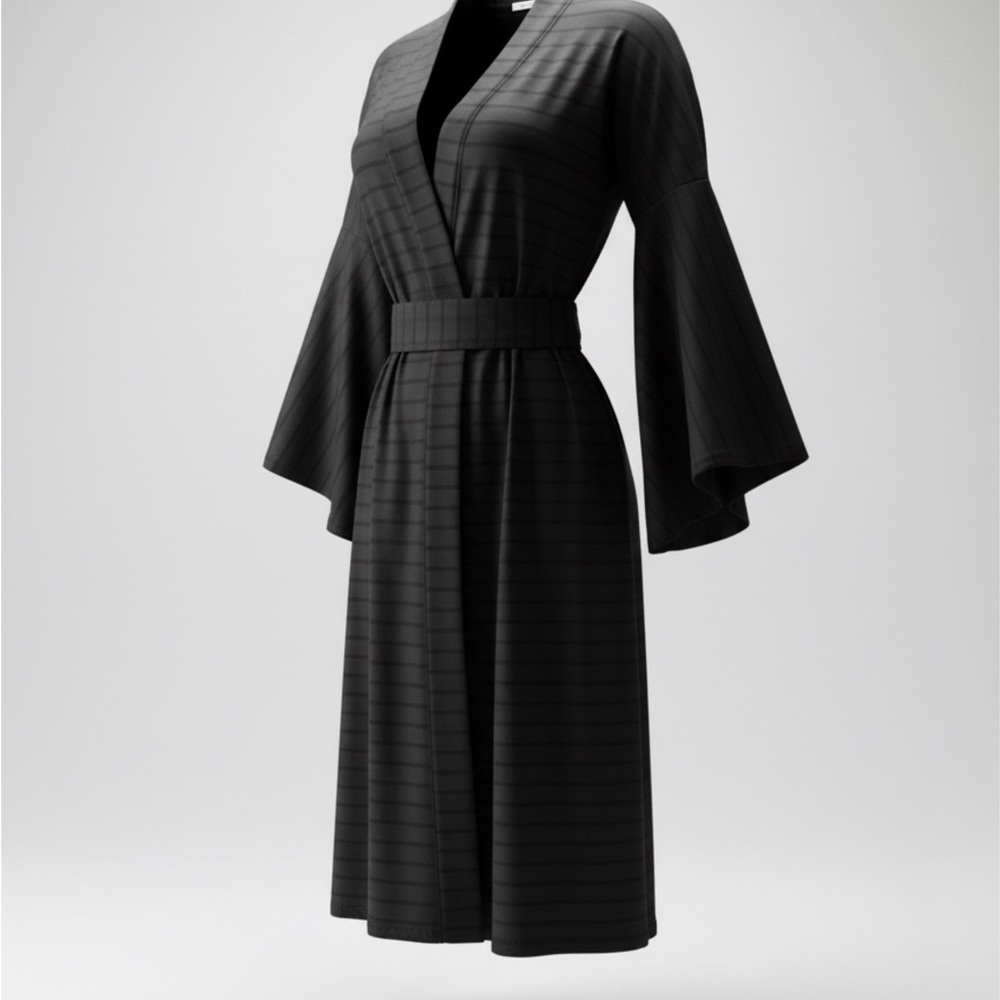 Anthropologie Navy with Black Striped Komono
